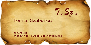 Torma Szabolcs névjegykártya
